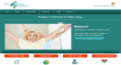 Desktop Screenshot of agingservicesfoundation.org